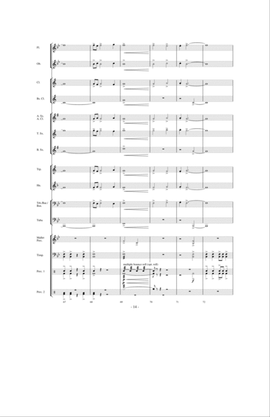 The Sword of Kings The Sword of Kings Concert Band scores gallery preview page 13