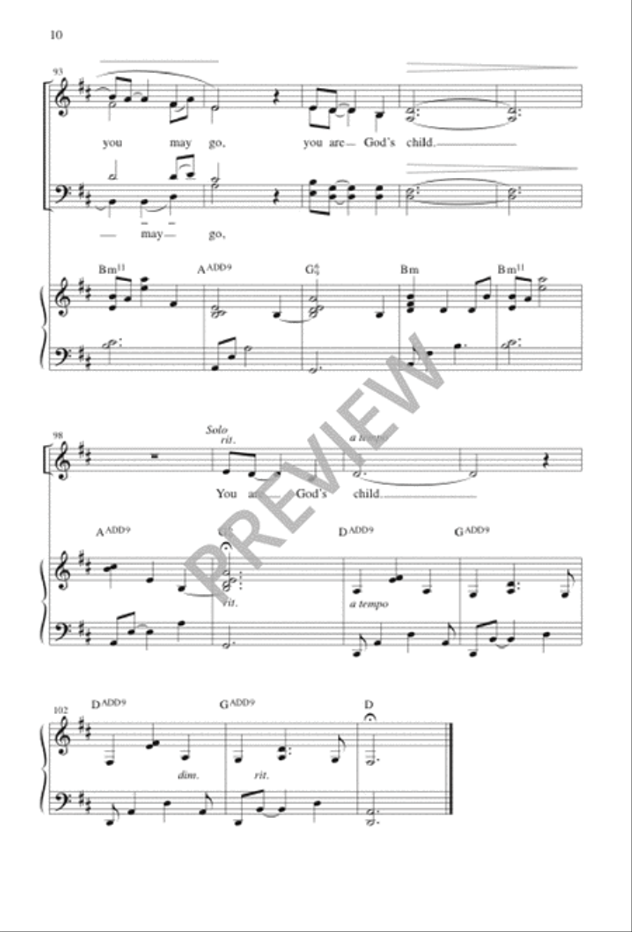 In the Morning, in the Evening 4-Part scores gallery preview page 11