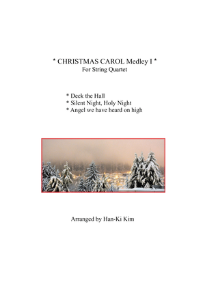 Book cover for Christmas Carol Medley I (For String Quartet)