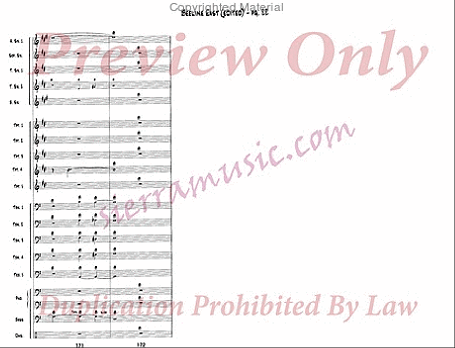 Beeline East Beeline East Jazz Ensemble scores gallery preview page 23