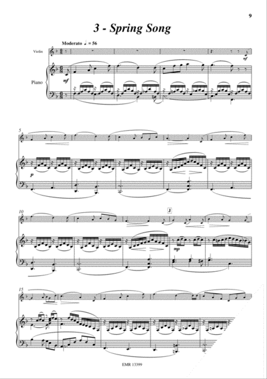 Japanese Folksongs Japanese Folksongs Violin Solo scores gallery preview page 5