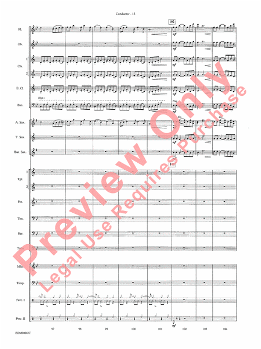 Kronos Kronos Concert Band scores gallery preview page 16