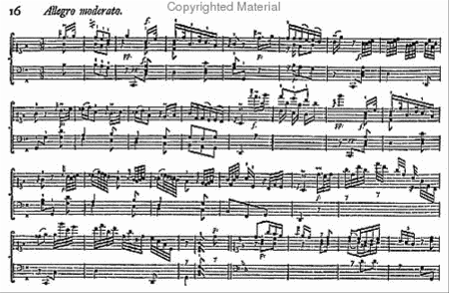 Zweyte fortsetzung von sechs sonaten furs clavier - Berlin, 1763 Harpsichord scores gallery preview page 2