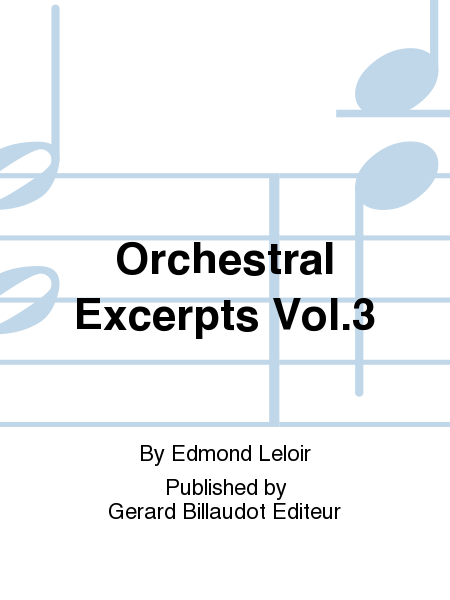 Orchestral Excerpts Vol.3