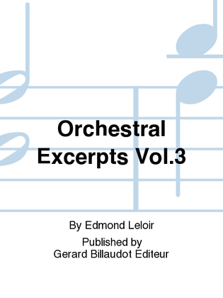Orchestral Excerpts Vol. 3