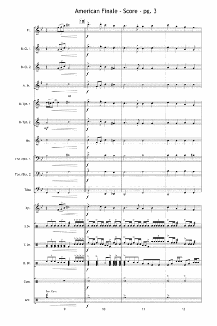 American Finale Marching Band scores gallery preview page 4