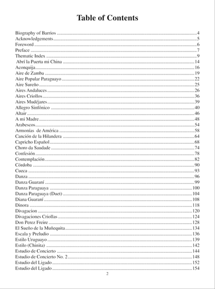 The Complete Works of Agustin Barrios Mangore for Guitar Vol. 1 Acoustic Guitar scores gallery preview page 8