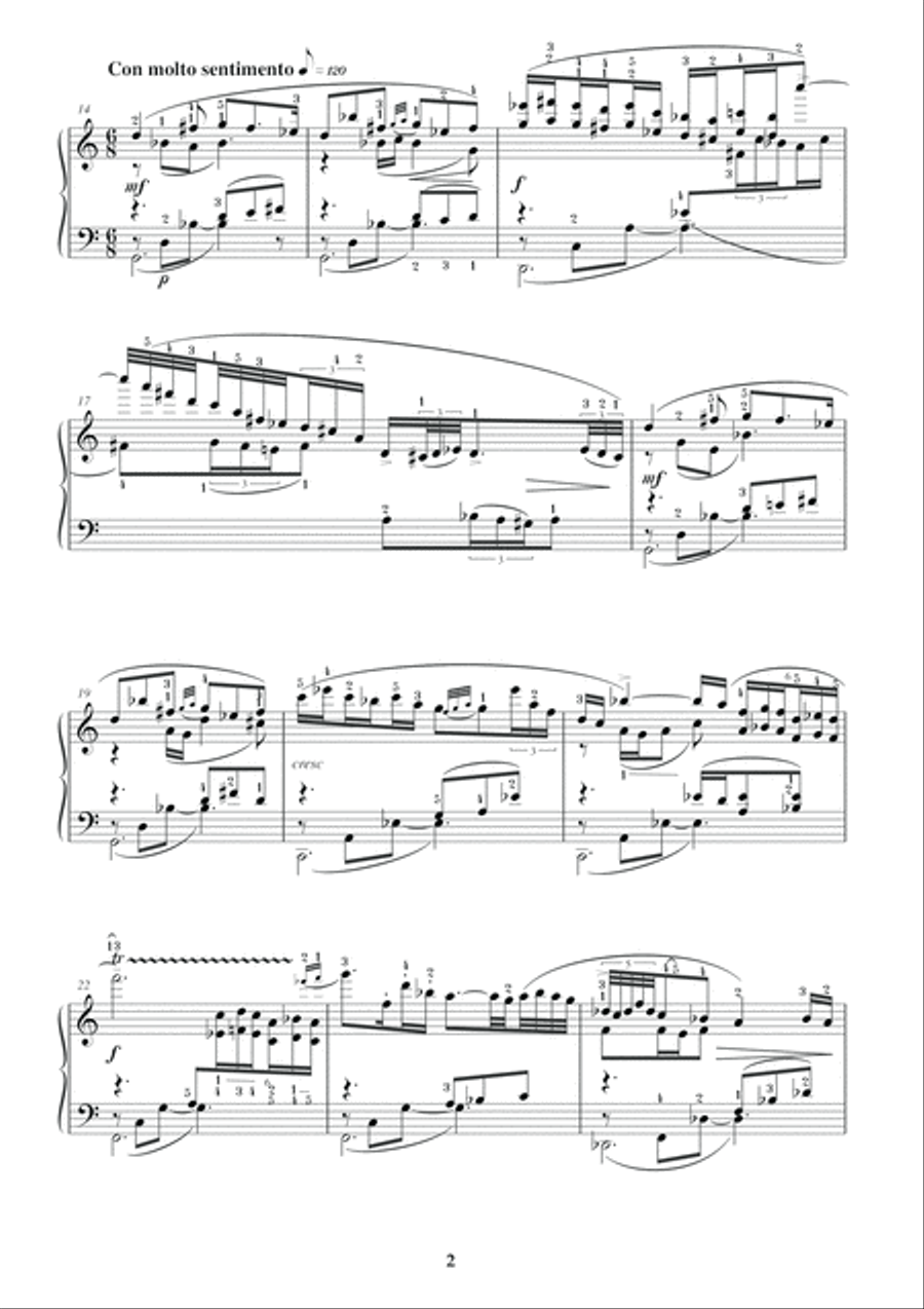 Èvora Piano Solo scores gallery preview page 4