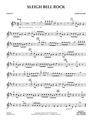 Sleigh Bell Rock - Violin 1