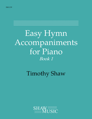 Book cover for Easy Hymn Accompaniments for Piano, Book 1