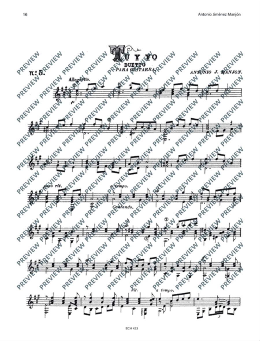 Collected Works for Guitar Classical Guitar scores gallery preview page 17