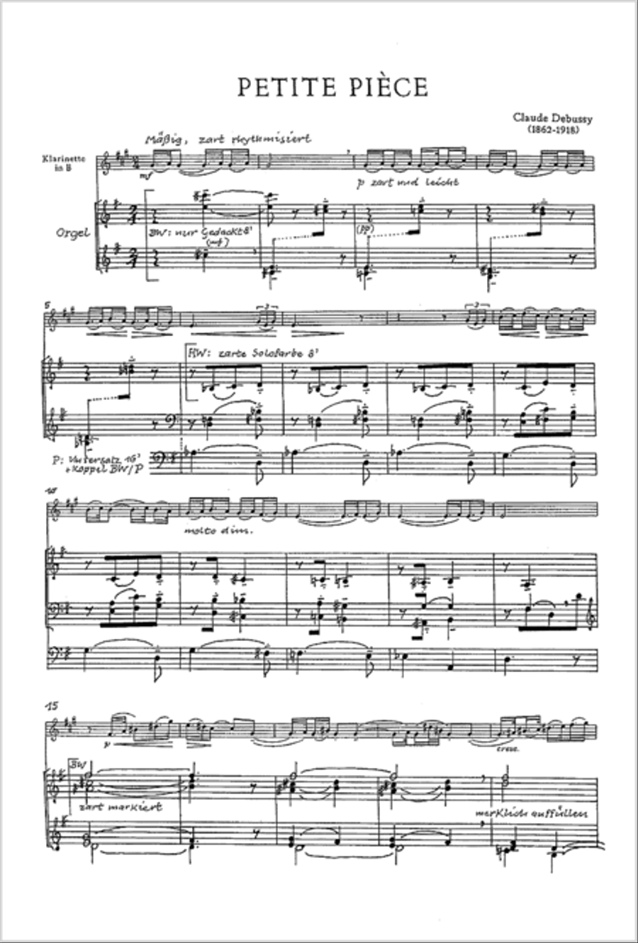 Petite Piece; Rhapsodie Score scores gallery preview page 2