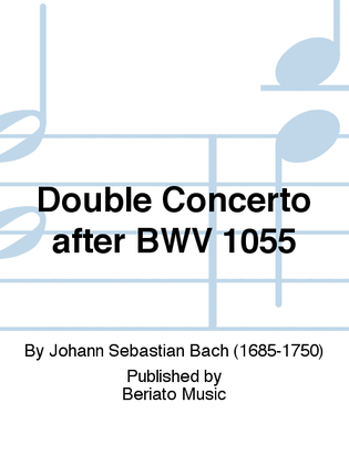 Book cover for Double Concerto after BWV 1055