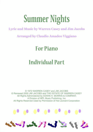 Book cover for Summer Nights