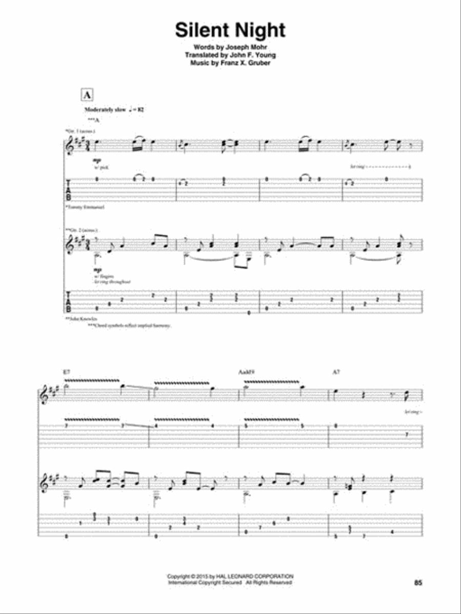 Tommy Emmanuel – All I Want for Christmas Electric Guitar scores gallery preview page 6