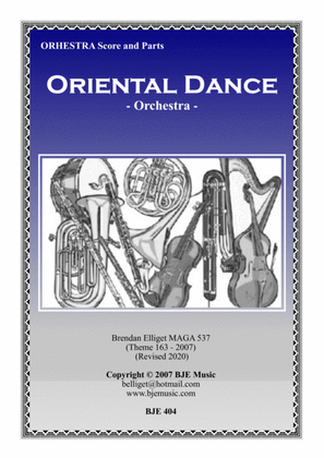 Oriental Dance - Orchestra Score and Parts PDF