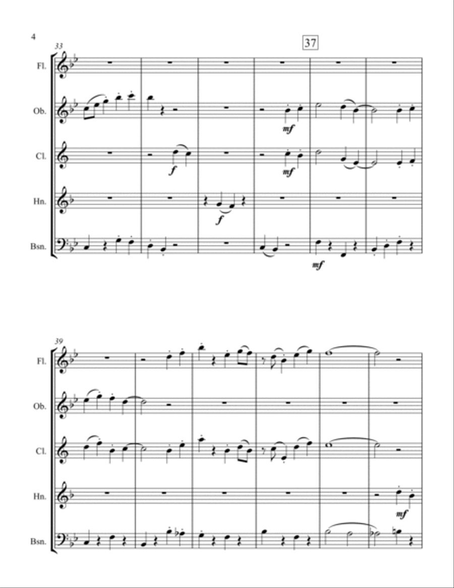 Guys And Dolls Woodwind Quintet scores gallery preview page 4
