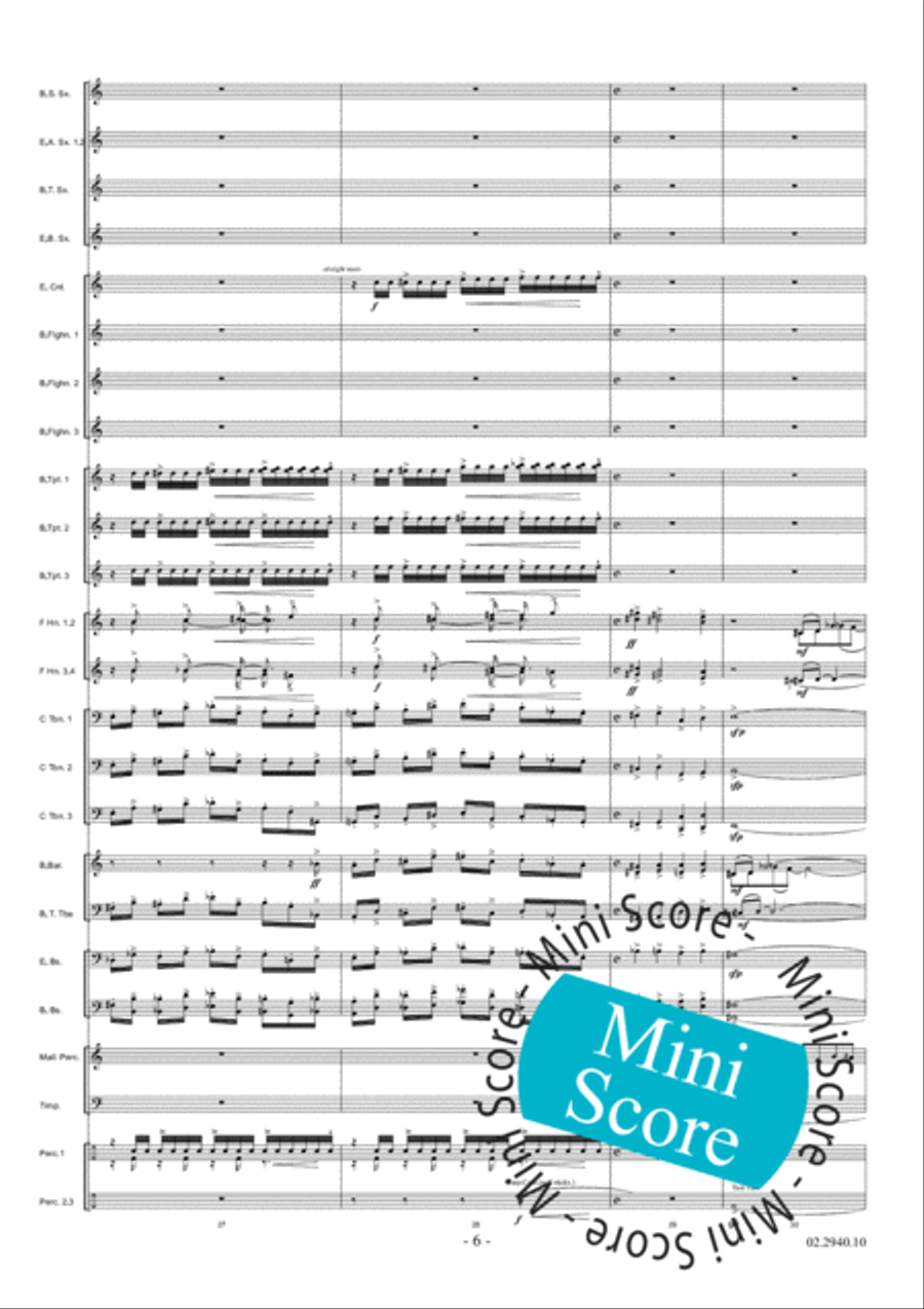 Aurora Fanfare Band scores gallery preview page 12