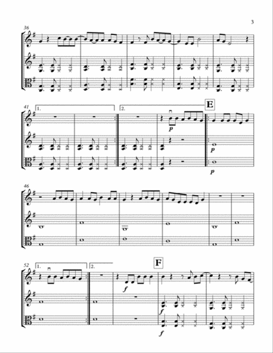 Let Her Go String Trio scores gallery preview page 4