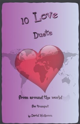 Book cover for 10 Love Duets for Trumpet