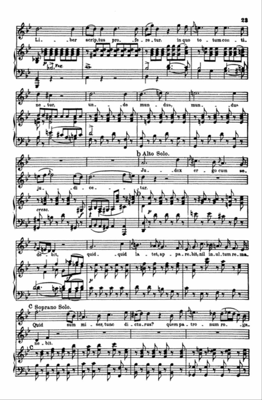 Requiem Mass, K. 626 4-Part scores gallery preview page 9