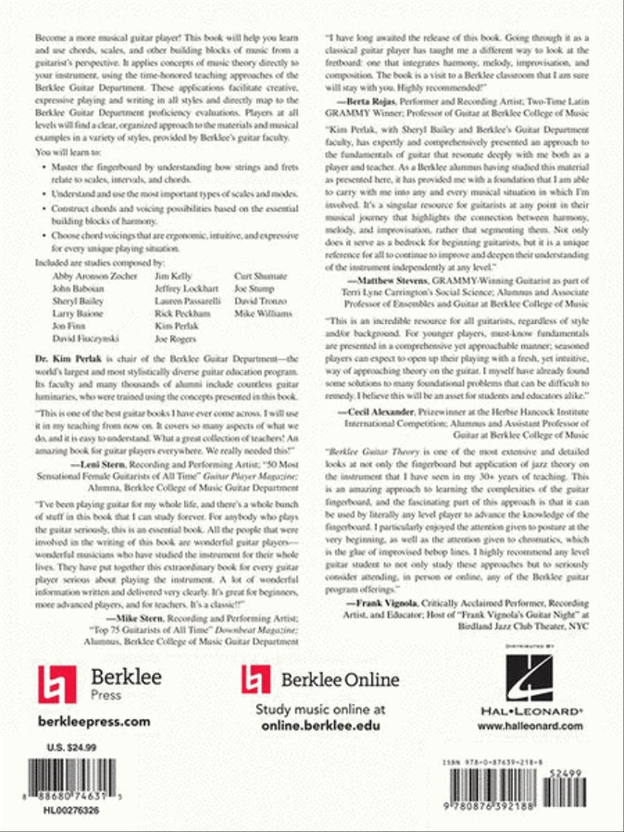 Berklee Guitar Theory Guitar scores gallery preview page 10