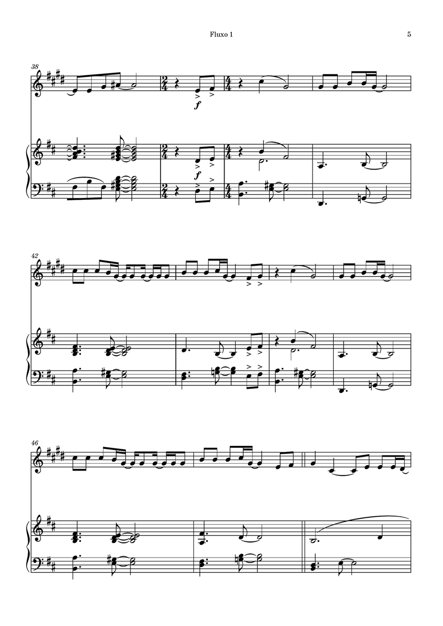 Dance The Night Chamber Music scores gallery preview page 5