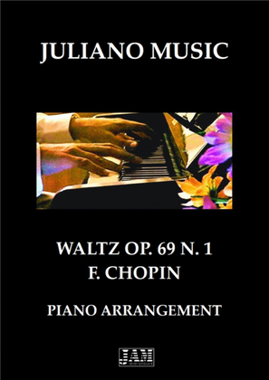 Book cover for WALTZ OP. 69 N. 1 - F. CHOPIN