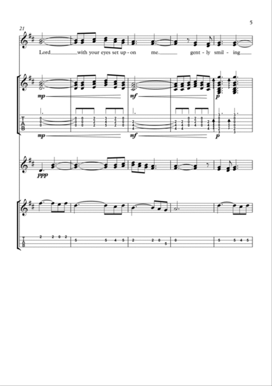 Lord, You Have Come Acoustic Guitar scores gallery preview page 5