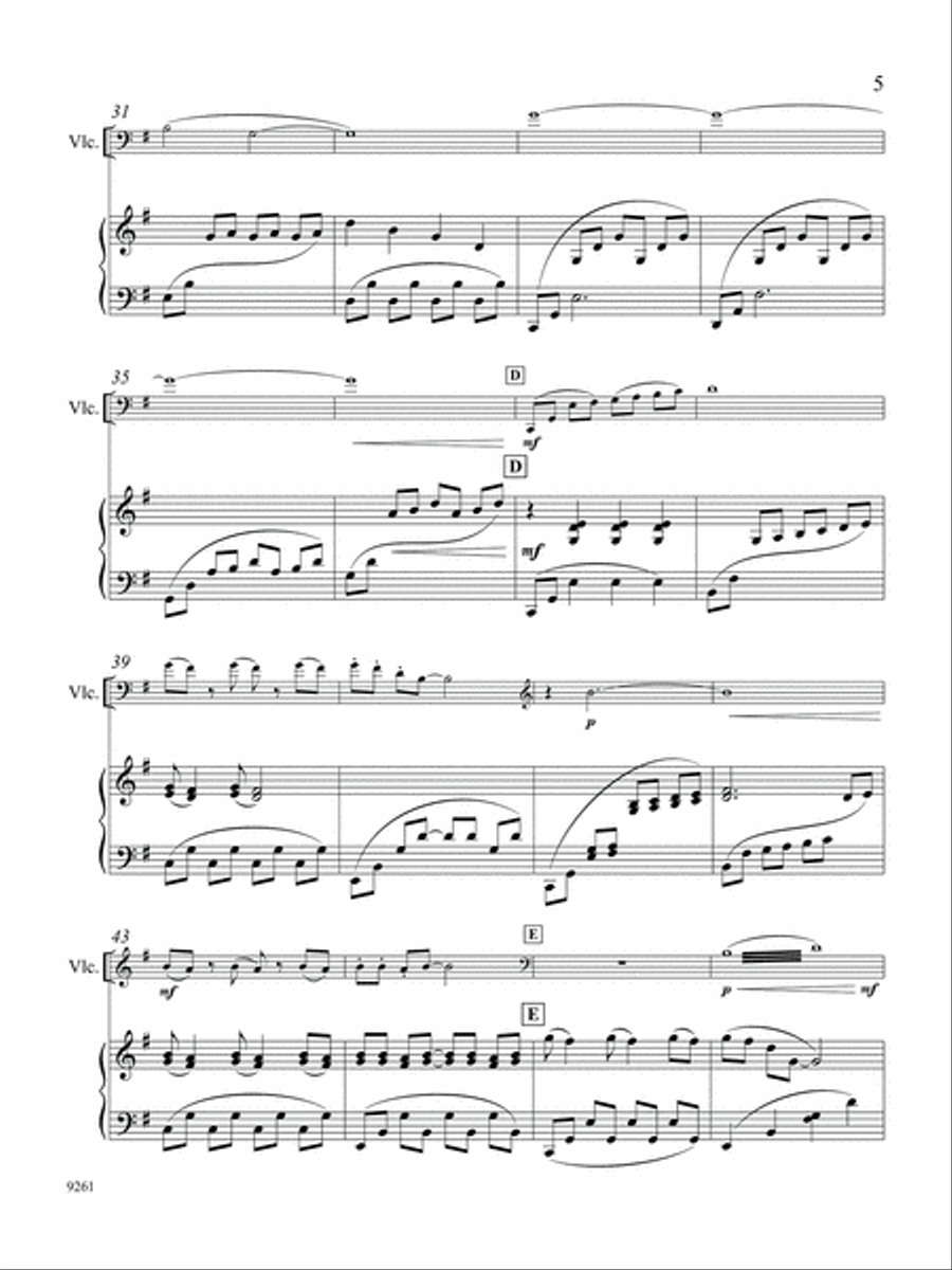 As the Falling Light Piano Accompaniment scores gallery preview page 5