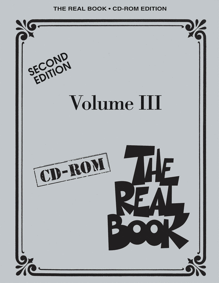 The Real Book Volume III - Second Edition - CD-ROM