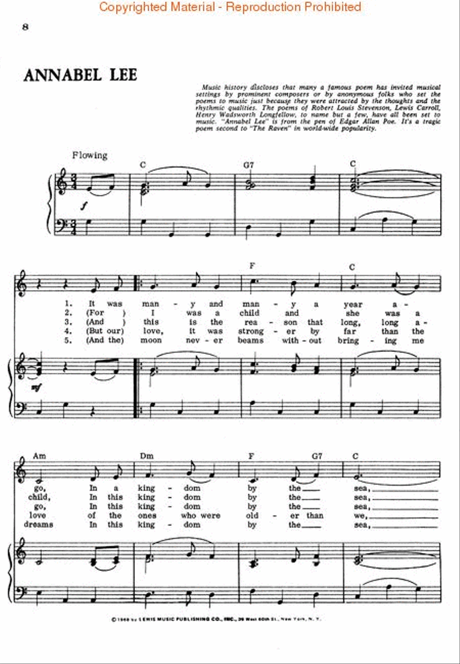 Golden Encyclopedia Of Folk Music Piano, Vocal, Guitar scores gallery preview page 2