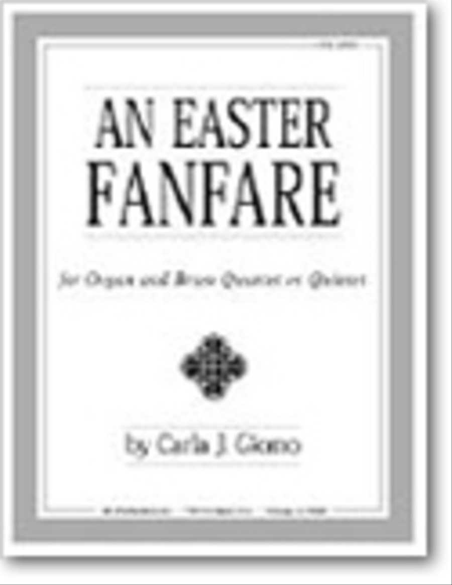 An Easter Fanfare Organ - Sheet Music