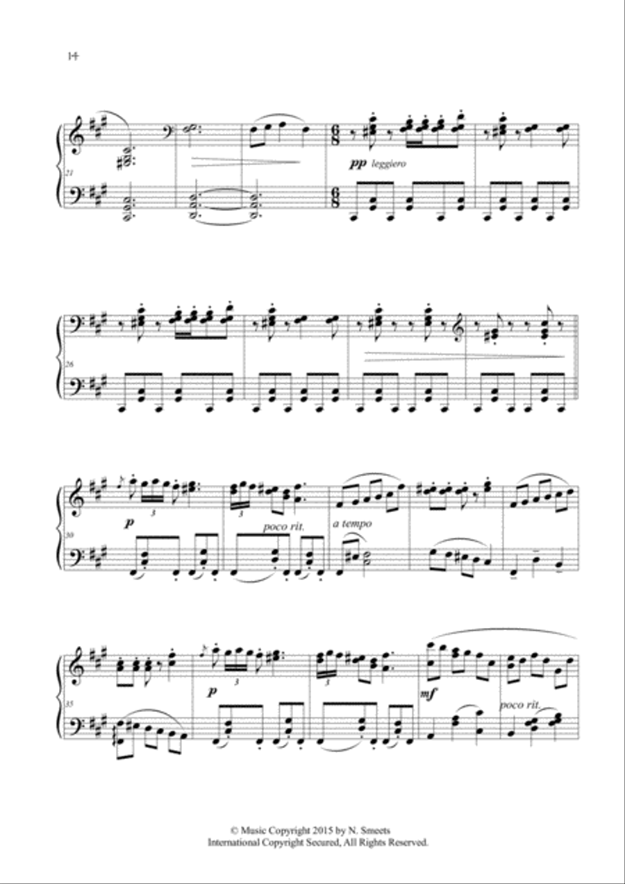 Genesis: I. The Garden of Eden Piano Solo scores gallery preview page 3
