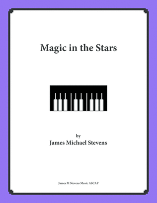Book cover for Magic in the Stars - Slow Jazz Piano
