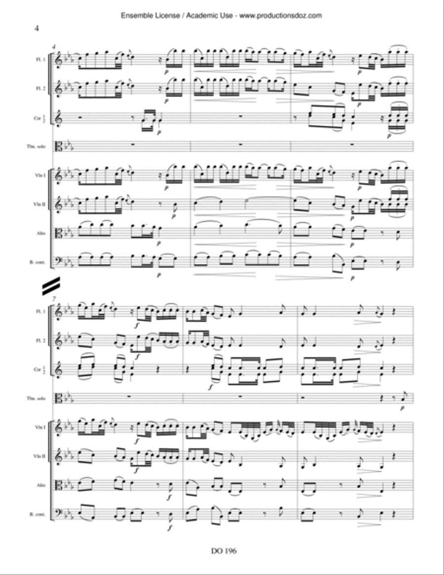 Concerto for trombone (score) Orchestra scores gallery preview page 4