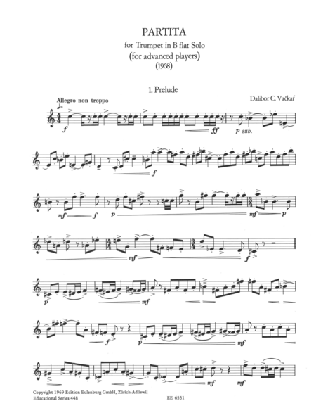 Partita for trumpet