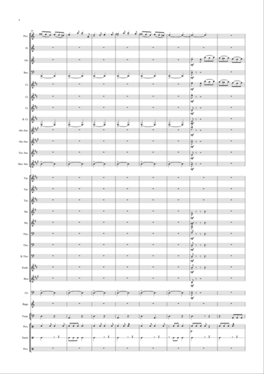 Luke's suite by Jannes Jacobs Concert Band scores gallery preview page 4