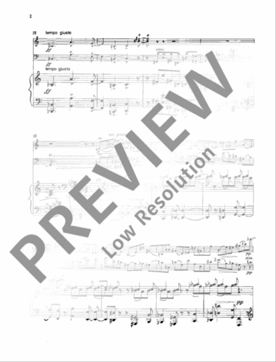 Chamber sonata Piano Trio scores gallery preview page 7