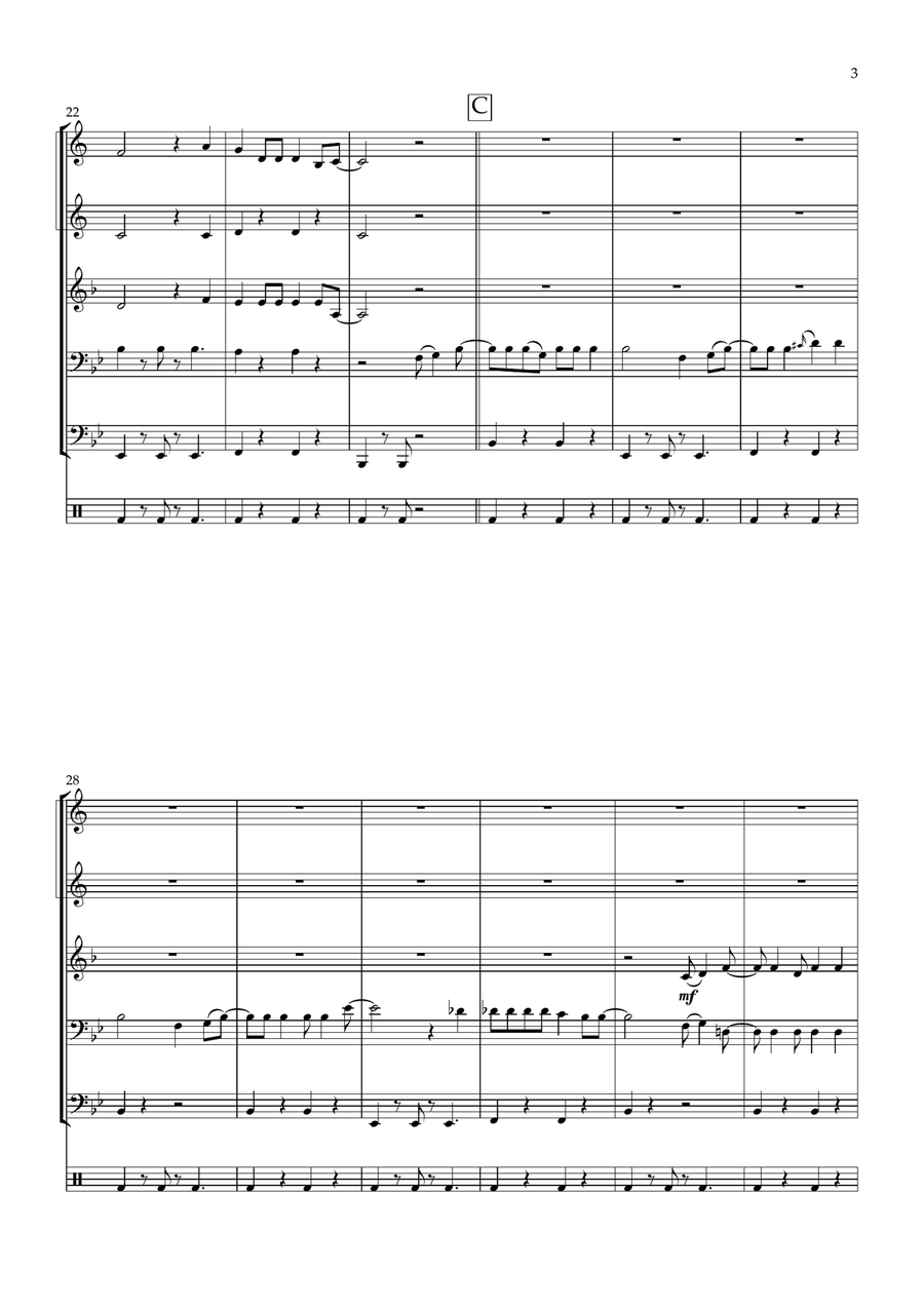 Lollipop Brass Quintet scores gallery preview page 3