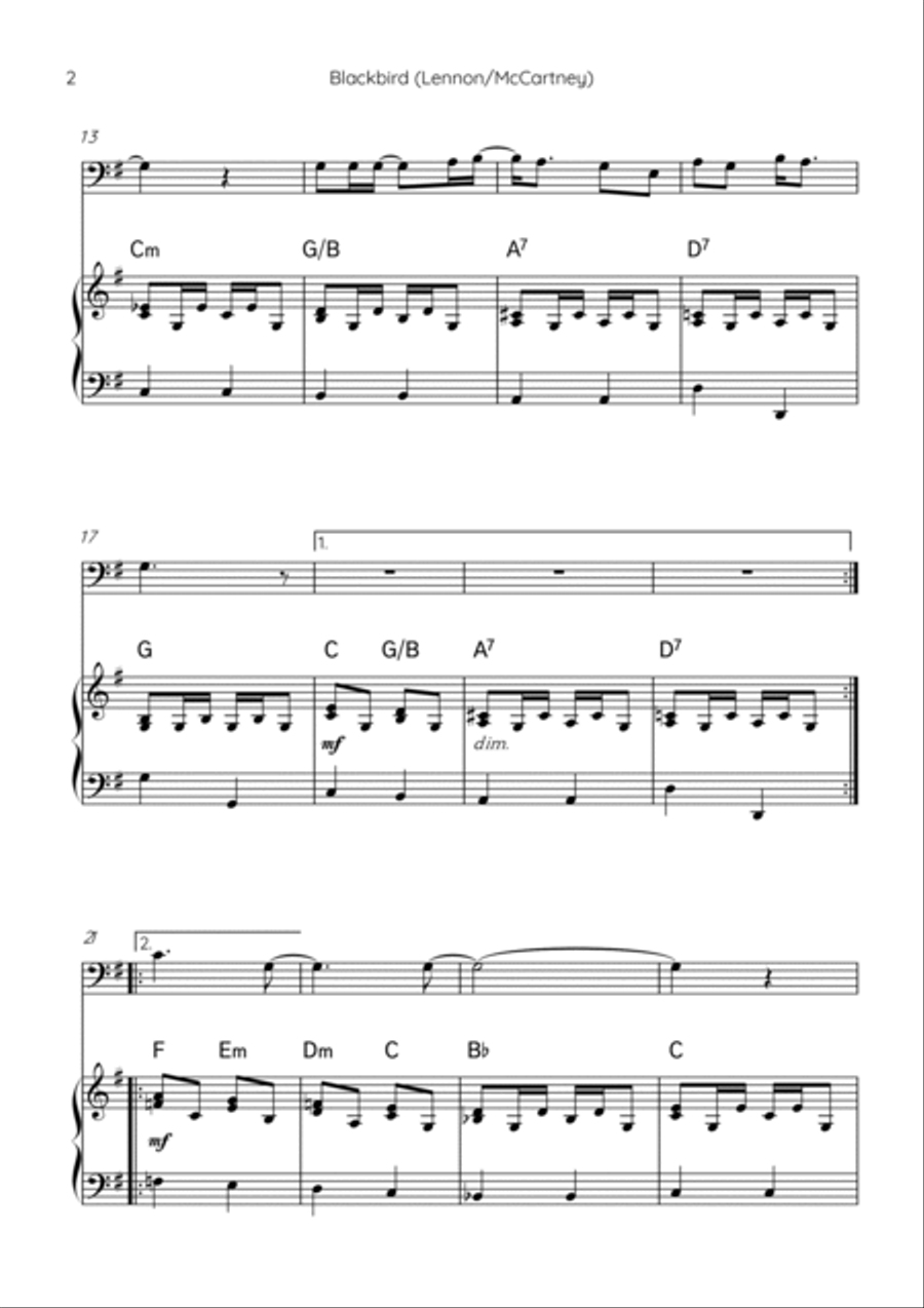 Blackbird Chamber Music scores gallery preview page 2