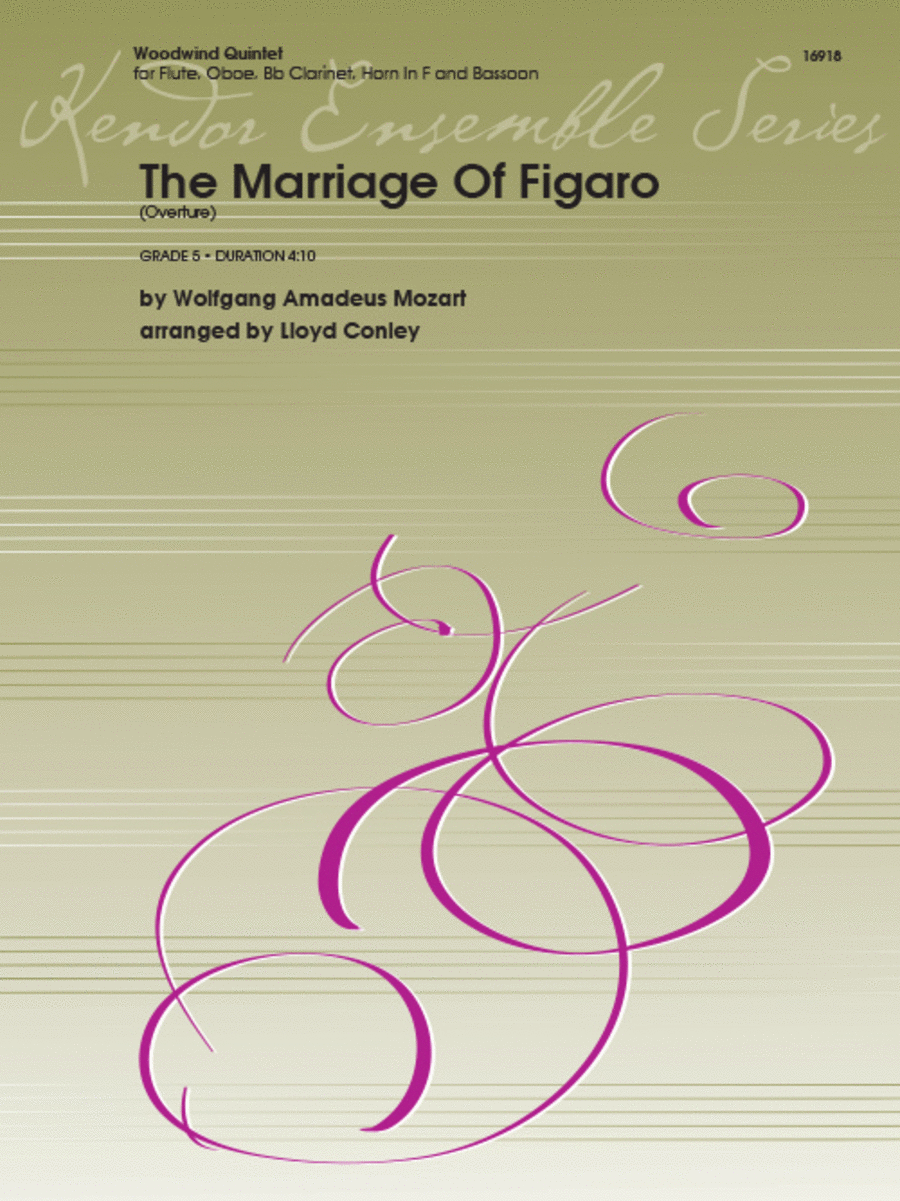 The Marriage Of Figaro, Overture