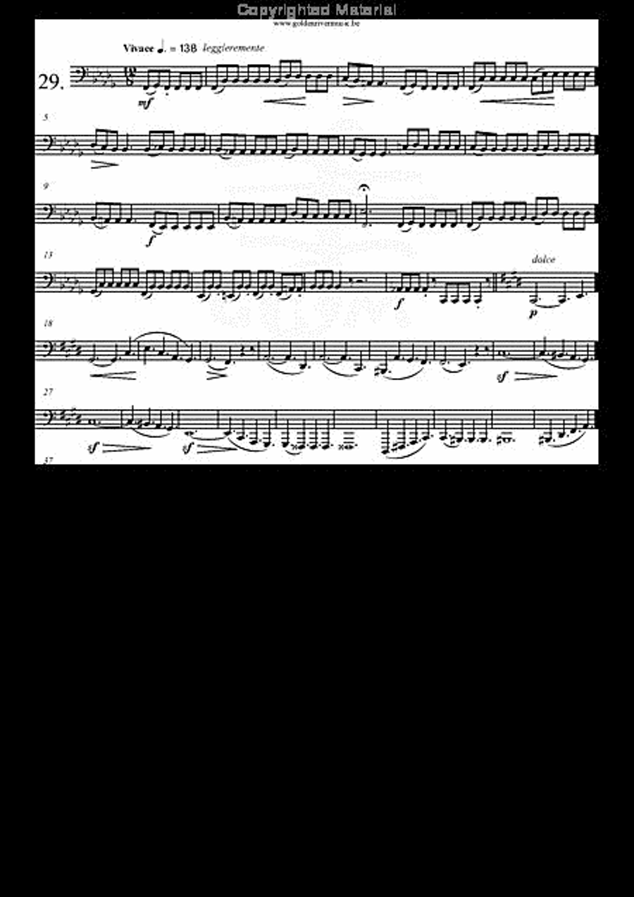 30 Etudes op. 13 Tuba scores gallery preview page 30