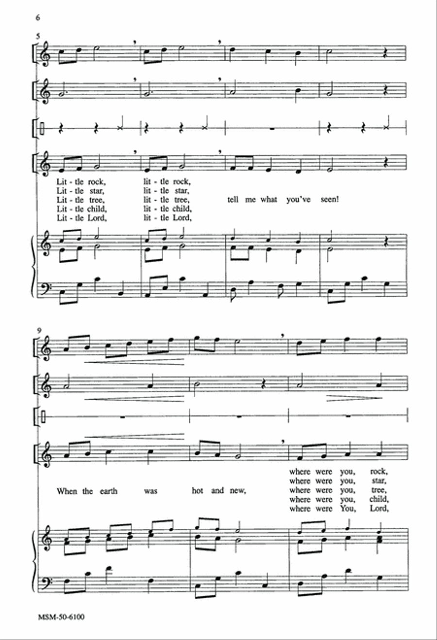 Little Rock Unison Choir scores gallery preview page 6
