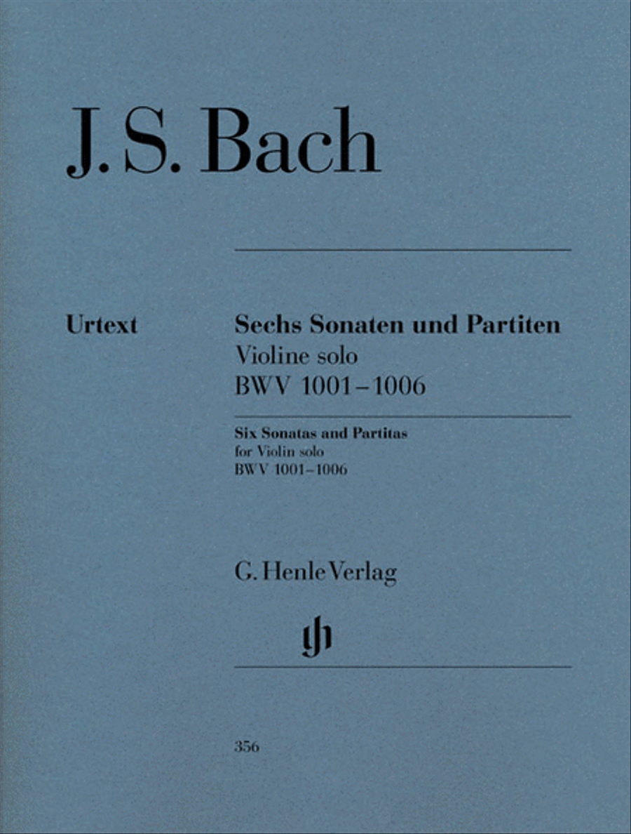Sonatas and Partitas BWV 1001-1006 Violin Solo scores gallery preview page 1