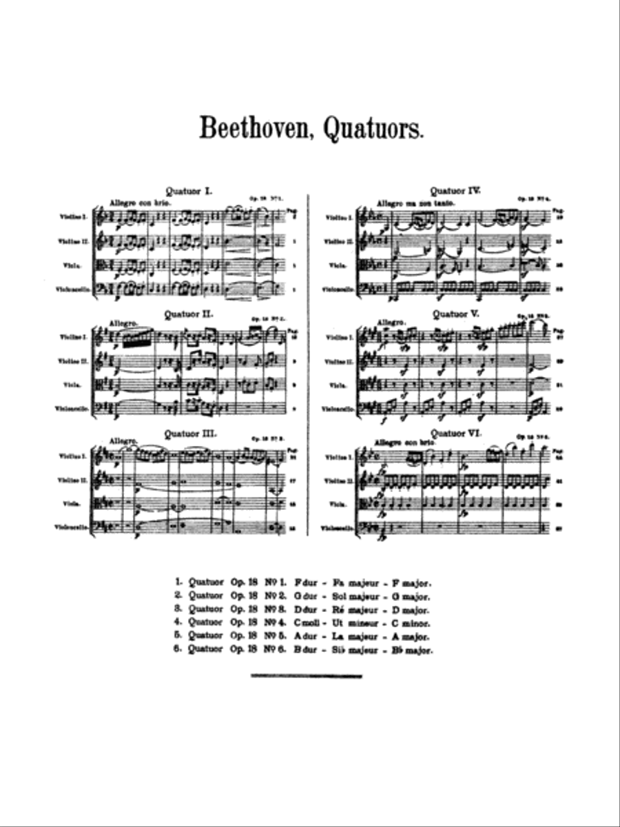 String Quartets, Volume 1 String Quartet scores gallery preview page 3