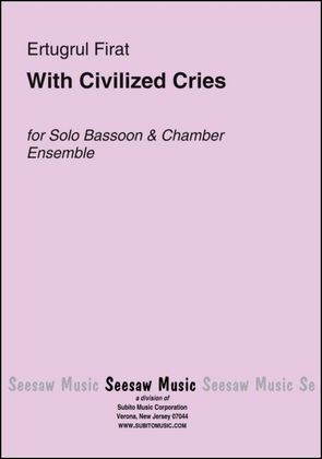 Book cover for With Civilized Cries