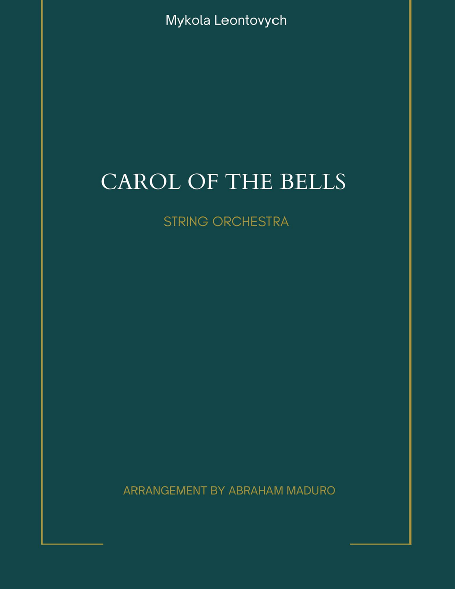 Carol of The Bells String Orchestra-Quintet String Orchestra scores gallery preview page 1