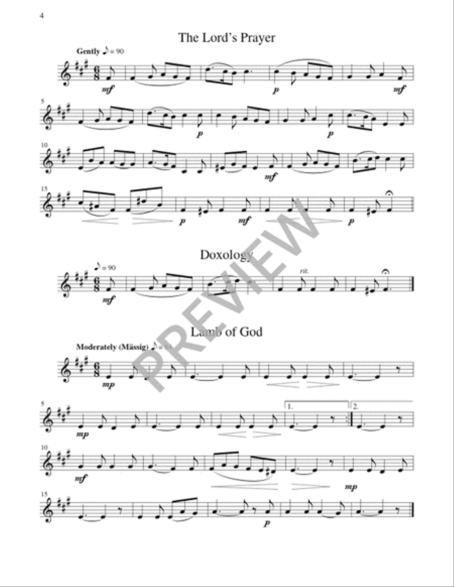 German Mass - Brass, Winds, and Timpani edition Bassoon scores gallery preview page 17