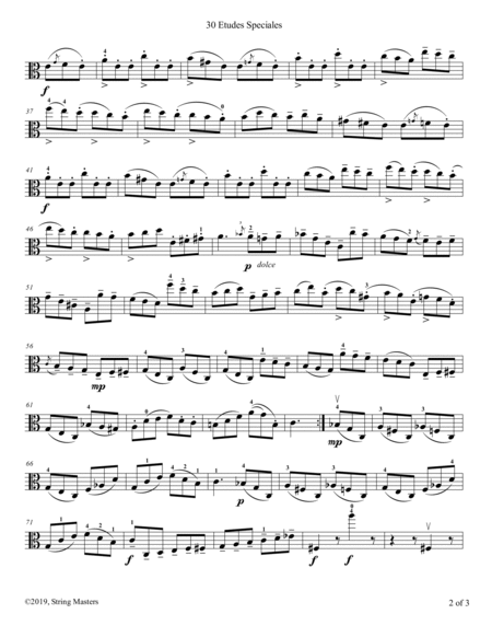 Mazas, Etudes for Viola Op 36, Book 1, No.17